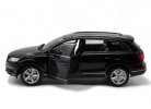 Black / White 1:18 Scale Welly Diecast Audi Q7 SUV Model