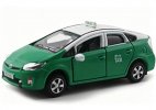 1:64 Scale Green Tiny Diecast Toyota Prius Taxi Model