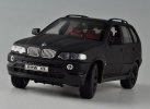 Silver / Black 1:18 Scale Welly Diecast BMW X5 SUV Model