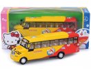 Kids Blue / Yellow Big Nose Doraemon School Bus Toy