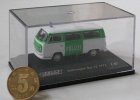 Green-White 1:87 Scale Welly 1972 VW T2 Bus Toy