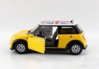 Kids Yellow / Blue / Green / Red Diecast Mini Cooper S Toy