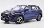 Wine Red / Blue / Gray 1:18 Scale Diecast Infiniti QX50 Model