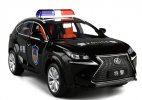 Black /White 1:32 Scale Kid Police Diecast Lexus NX200T SUV Toy