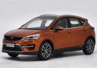 Orange / Champagne 1:18 Scale Diecast 2016 Geely Dihao GS Model