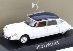 1:43 Scale White NOREV Diecast 1967 DS 21 Pallas Model