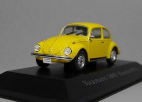 Yellow 1:43 Scale IXO Diecast VW 1600S 1974 Car Model