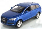 Blue / White Kids 1:24 Scale Diecast Audi Q7 Toy