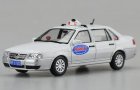 Silver 1:43 Diecast VW Santana Vista ShangHai Taxi Car Model