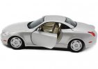 Silver / Deep Blue 1:18 Scale Bburago Diecast Lexus SC430 Model