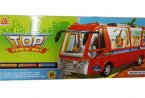 Kids Red / Yellow Electric City Bus Toy