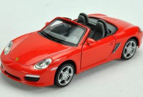 Kids Yellow /Red / Blue 1:32 Scale Diecast Porsche Boxster S Toy