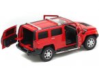 Red / Yellow 1:24 Scale Diecast Hummer H3 Model