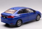 1:18 Scale White / Silver / Blue Diecast 2018 Honda City Model