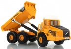 Kids Bright Yellow 1:87 Scale Die-Cast Dump Tip Truck Toy