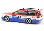1:64 Scale Red Diecast Nissan Stagea R34 Wagon Model