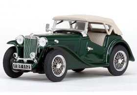 Green /Black /Blue 1:43 Scale Diecast 1945 MG T-Type (TC) Model