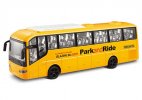 Kids Plastics Yellow R/C Coach Bus Toy