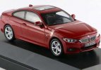 1:43 Scale Red / Blue Diecast BMW 4 Series Coupe Model