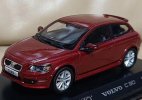 Wine Red / Silver 1:43 Scale Welly Diecast Volvo C30 Model