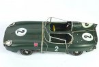 Deep Green Vintage Medium Scale Tinplate 1957 Jaguar XKSS Model