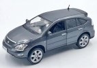 Gray / Blue 1:30 Scale Diecast 2003 Toyota Harrier SUV Model