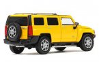 Red / Yellow 1:24 Scale Diecast Hummer H3 Model