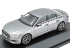 Silver 1:43 Scale Diecast 2018 Audi A6 C8 Model