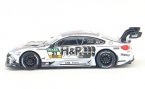 1:43 Scale NO.31 White-Black Diecast BMW M4 DTM Toy