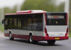 1:43 Scale Red Beijing NO.671 Diecast Foton AUV City Bus Model