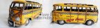 Large Scale Yellow Tinplate 1963 New York VW Bus Model