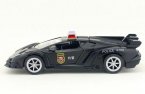 Black / White 1:32 Scale Kids Diecast Lamborghini Veneno Toy