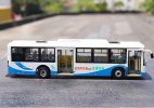 1:42 Scale White-Blue Diecast Sunwin 6116HG City Bus Model