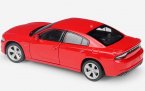 Purple / Red 1:24 Welly Diecast 2016 Dodge Charger R/T Model