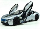 Blue / Gray / Silver 1:32 Scale Kids Diecast BMW I8 Toy