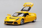 White / Yellow 1:22 Scale Diecast Lotus Exige S Model