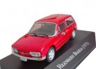 1:43 Scale Red IXO Diecast Volkswagen Brasilia Model