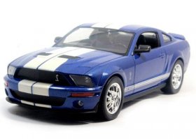 Black / Red / Blue 1:24 Welly Diecast Ford Shelby Cobra GT500