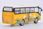 Kids Red / Yellow / White / Green Diecast Coach Bus Toy