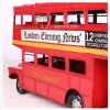 Large Scale Red Tinplate 1905 London Evening News Bus Model