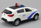 Kids 1:43 Scale White Police Diecast Kia Sportage R Toy