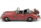 Red Handmade Medium Scale Tinplate 1959 Jaguar XK150 Model