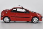 Welly 1:18 Scale Red / Green Diecast Peugeot 206CC Model