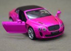 Pink / Blue 1:43 Scale Kids Diecast Bentley Continental ISR Toy