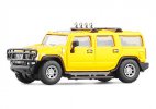 Kids 1:64 Scale White / Red / Yellow Diecast 2008 Hummer H2 Toy