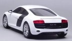 Full Function Kids Red / White 1:24 Scale Welly R/C Audi R8 V10