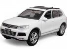 Kids 1:32 Scale Black /Red /White / Blue Diecast VW Touareg Toy