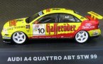 Yellow 1:43 Scale Diecast Audi A4 QUATTRO Model