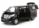 White / Black Kids 1:27 Scale Diecast Toyota ALPHARD Toy