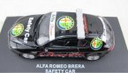 Black 1:43 Scale Diecast Alfa Romeo BRERA SAFETY CAR Model